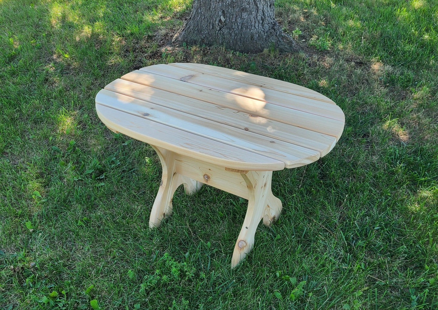 Oval Side Table (Made - to - Order) - Ever Season Furniture