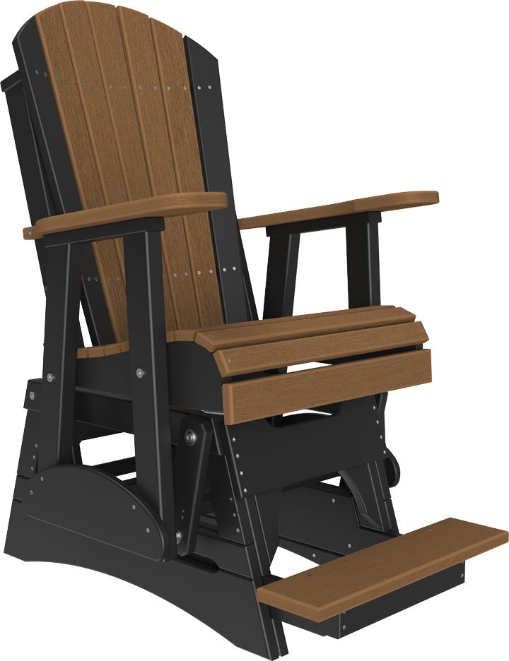 LuxCraft 2' Adirondack Balcony Glider Chair - Ever Season Furniture