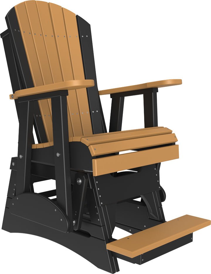 LuxCraft 2' Adirondack Balcony Glider Chair - Ever Season Furniture