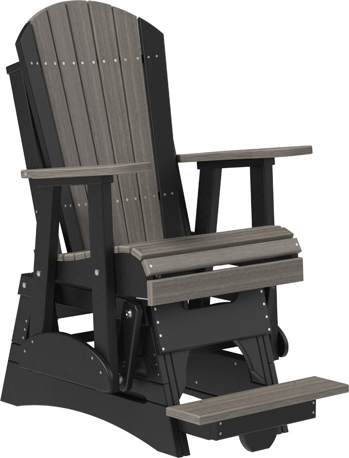 LuxCraft 2' Adirondack Balcony Glider Chair - Ever Season Furniture