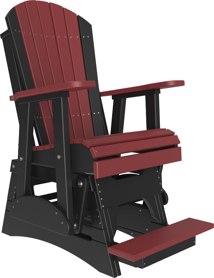 LuxCraft 2' Adirondack Balcony Glider Chair - Ever Season Furniture