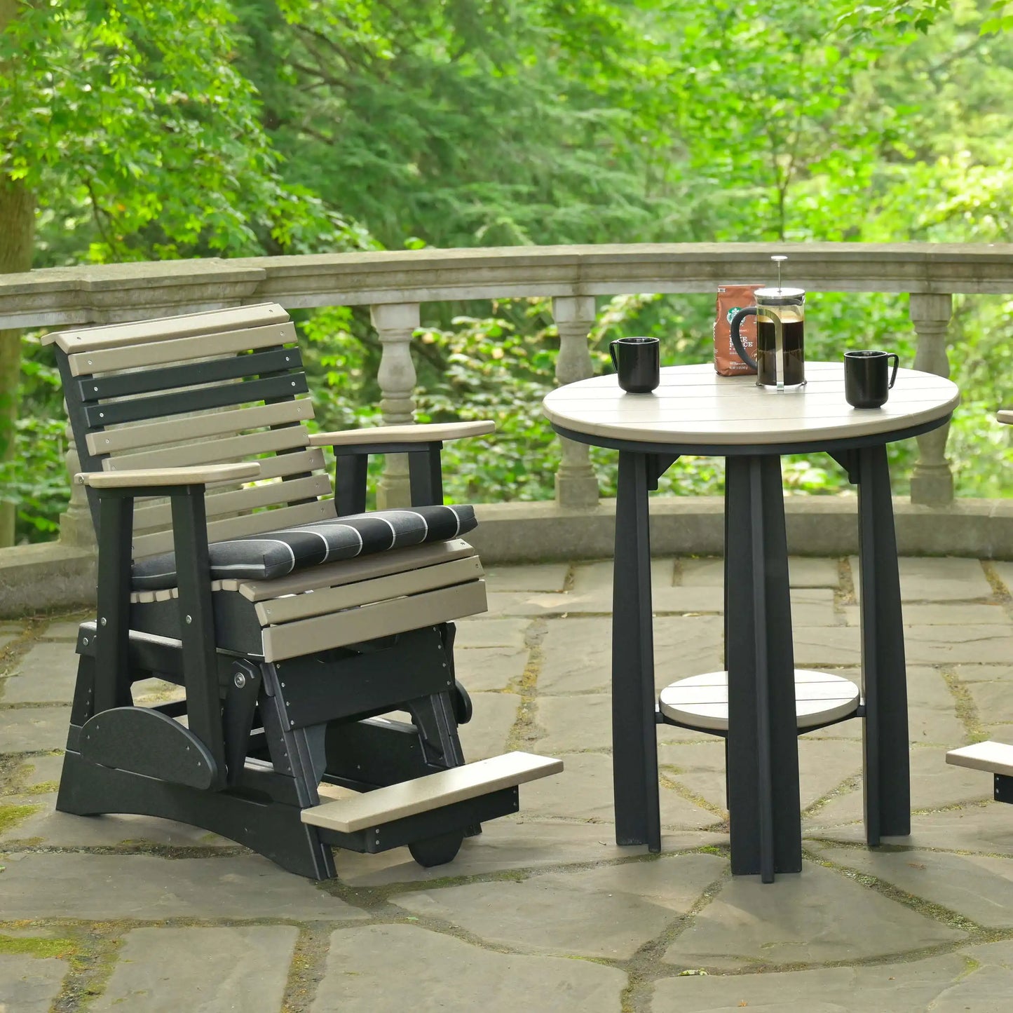 LuxCraft Plain Balcony Glider (2'/4'/5') - Ever Season Furniture