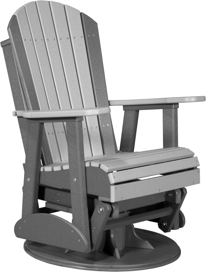 LuxCraft 2' Adirondack Swivel Glider - Ever Season Furniture
