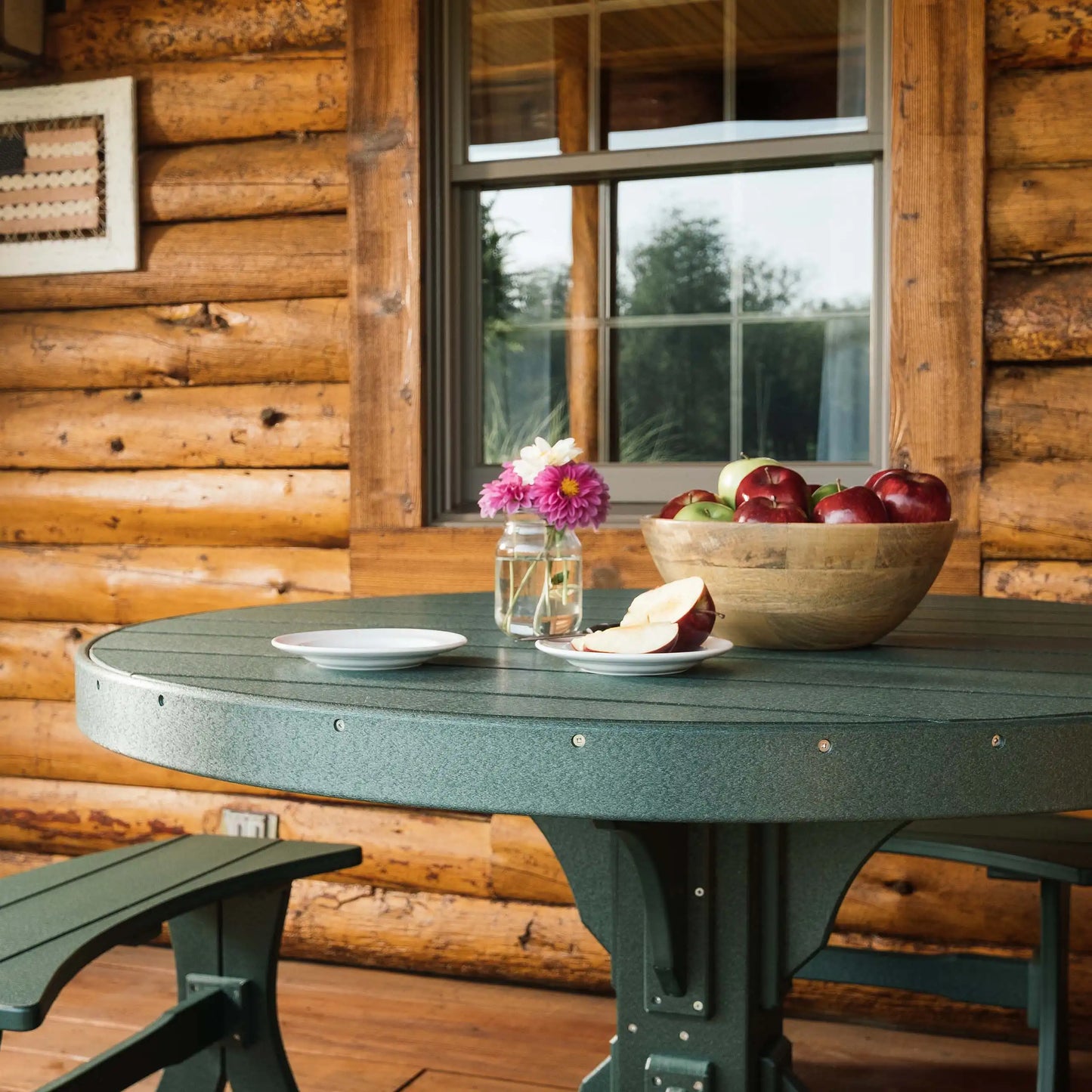 LuxCraft 4' Round Table - Ever Season Furniture