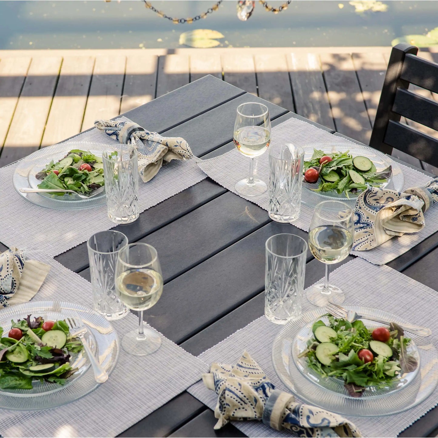 LuxCraft Island Dining Table (44" Square) - Ever Season Furniture