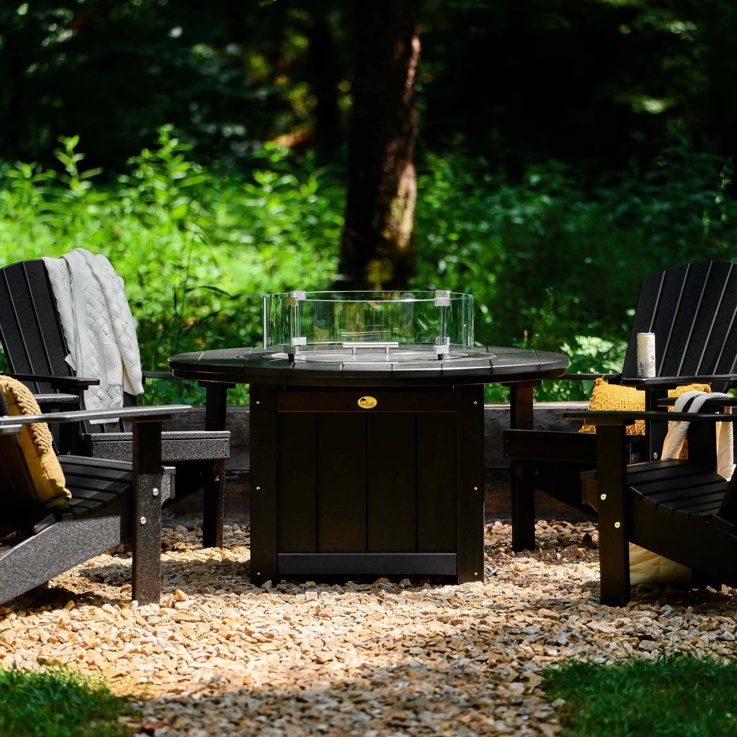 LuxCraft Lumin Fire Pit 46" Round - Ever Season Furniture