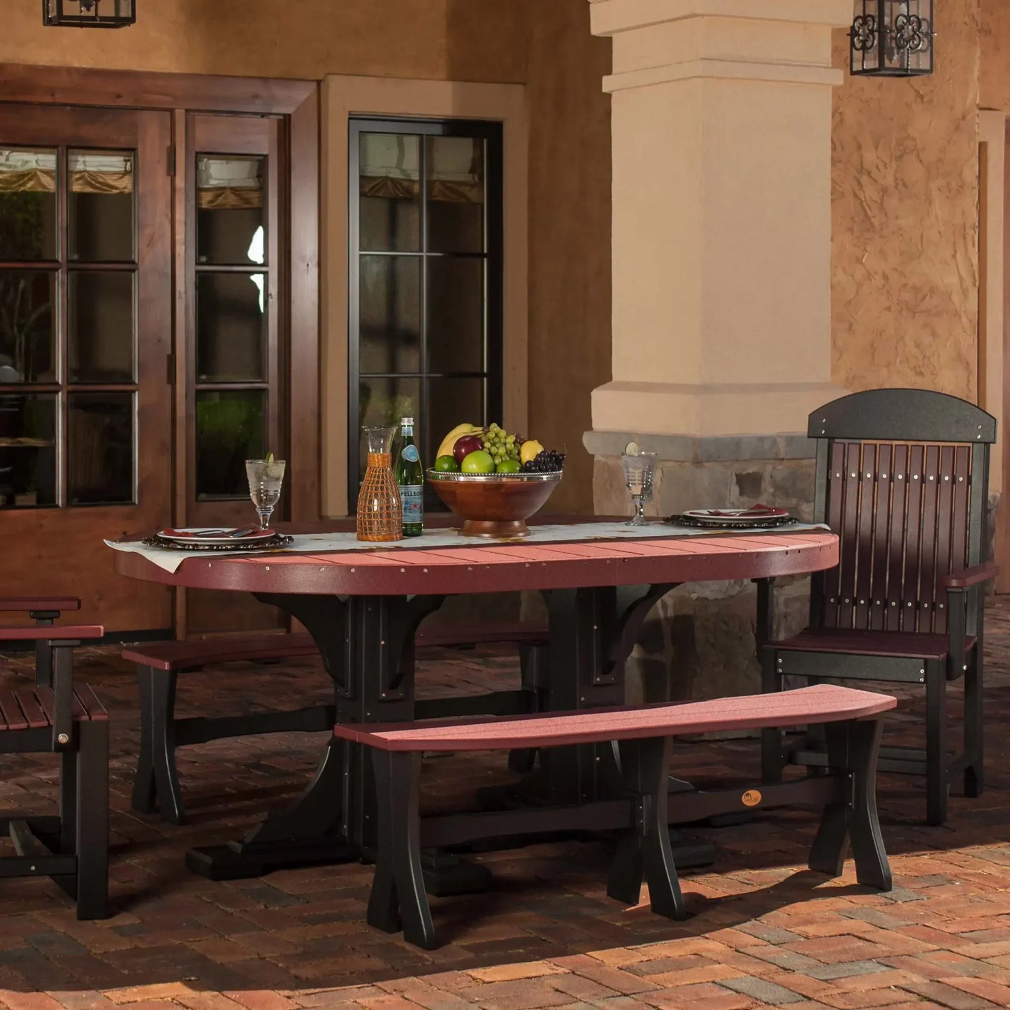 LuxCraft 4' x 6' Oval Table - Ever Season Furniture