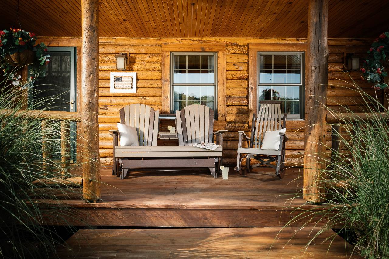 LuxCraft 5' Adirondack Glider - Ever Season Furniture