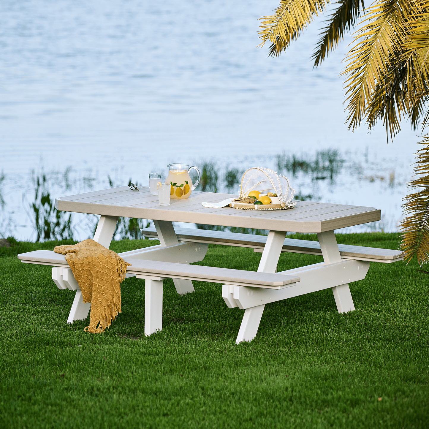 LuxCraft 6' Rectangular Picnic Table - Ever Season Furniture