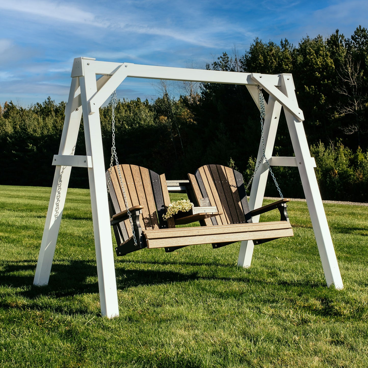A - Frame Vinyl Swing Stand - Ever Season Furniture