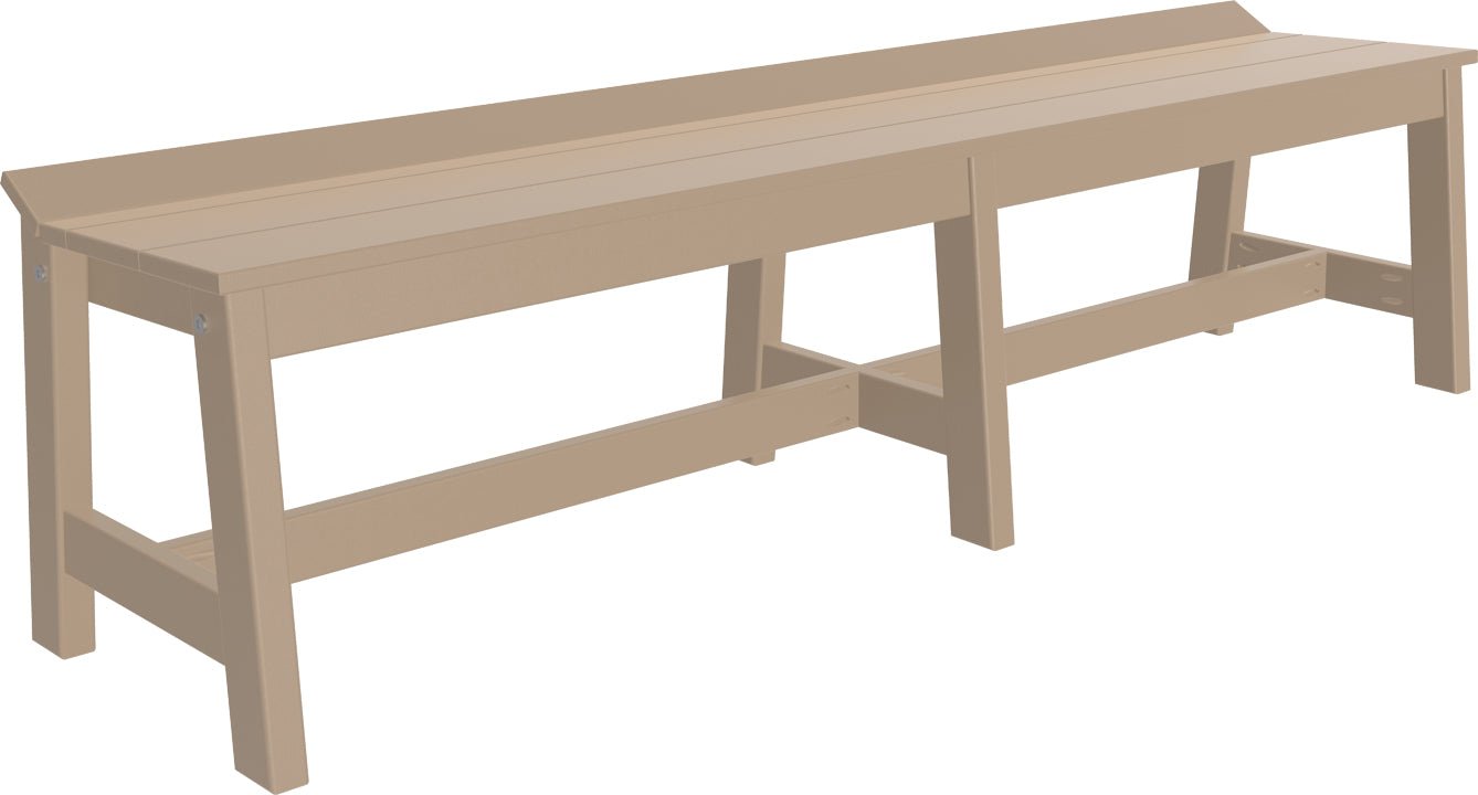 LuxCraft Café Dining Bench 72" - Ever Season Furniture