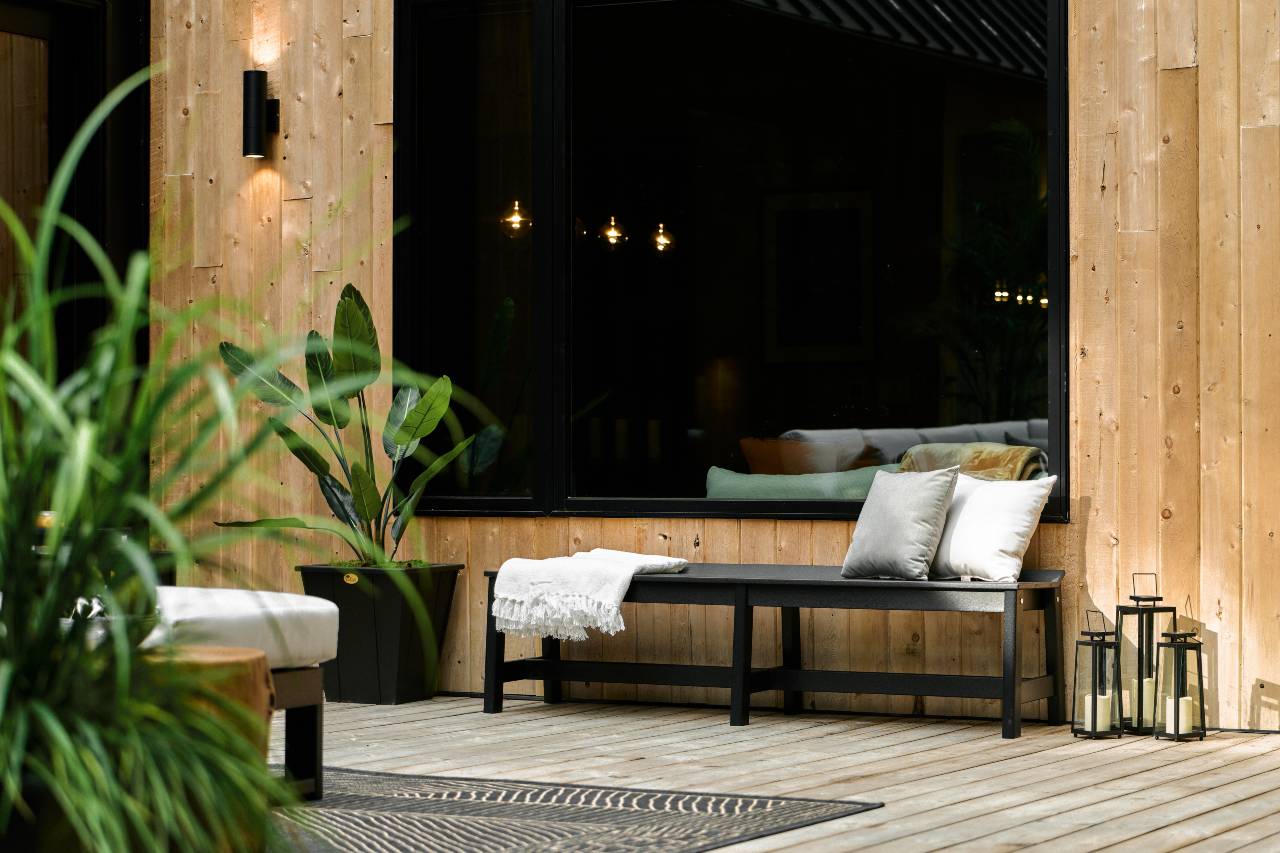 LuxCraft Café Dining Bench 72" - Ever Season Furniture