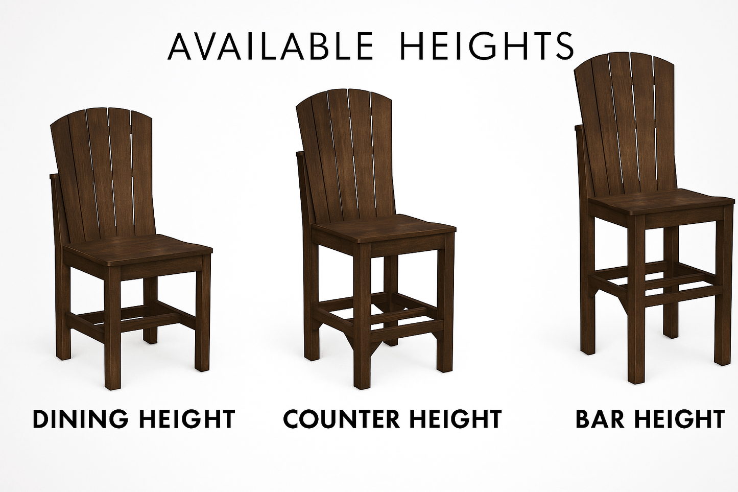 LuxCraft Dining Chair - Adirondack Side Chair - Ever Season Furniture