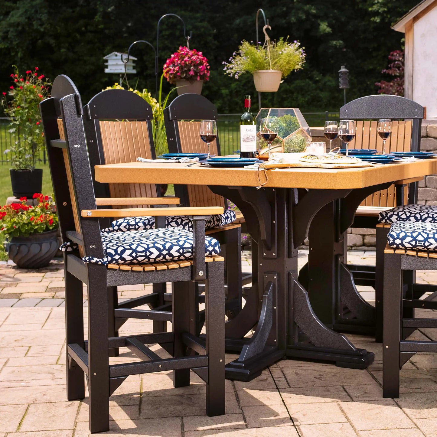 LuxCraft Dining Chair - Classic Arm Chair - Ever Season Furniture