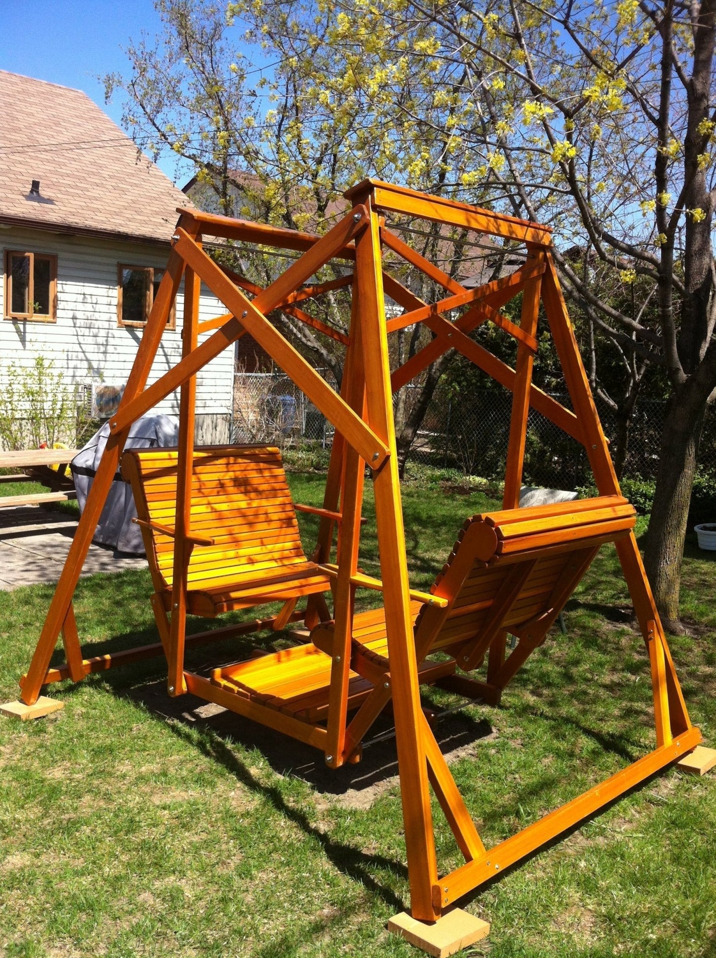 Classic 2 - Bench Garden Swing (Made - to - Order) - Ever Season Furniture