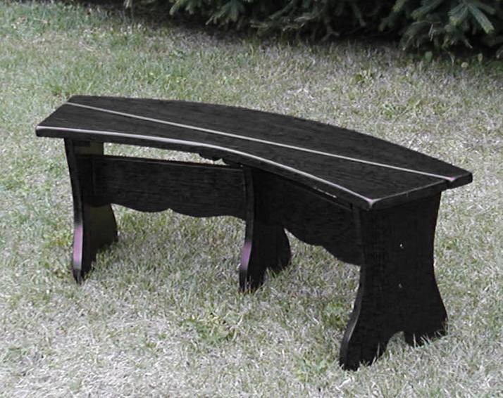 Curved Bench (Made - to - Order) - Ever Season Furniture