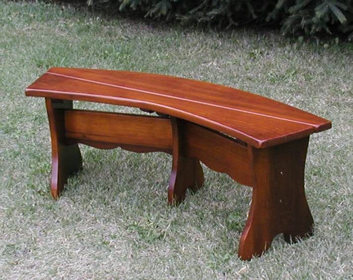 Curved Bench (Made - to - Order) - Ever Season Furniture