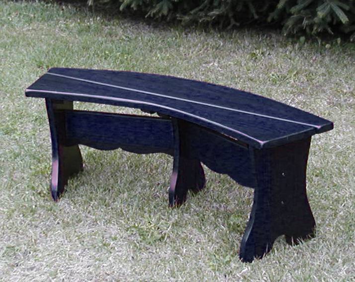 Curved Bench (Made - to - Order) - Ever Season Furniture