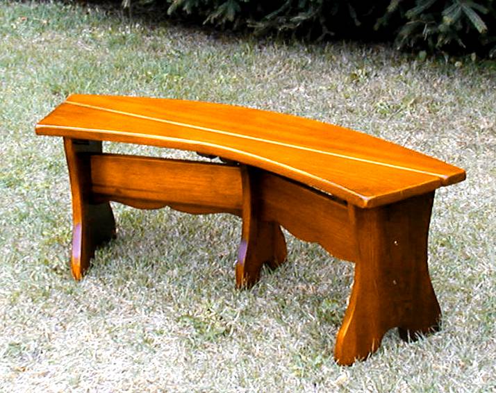 Curved Bench (Made - to - Order) - Ever Season Furniture