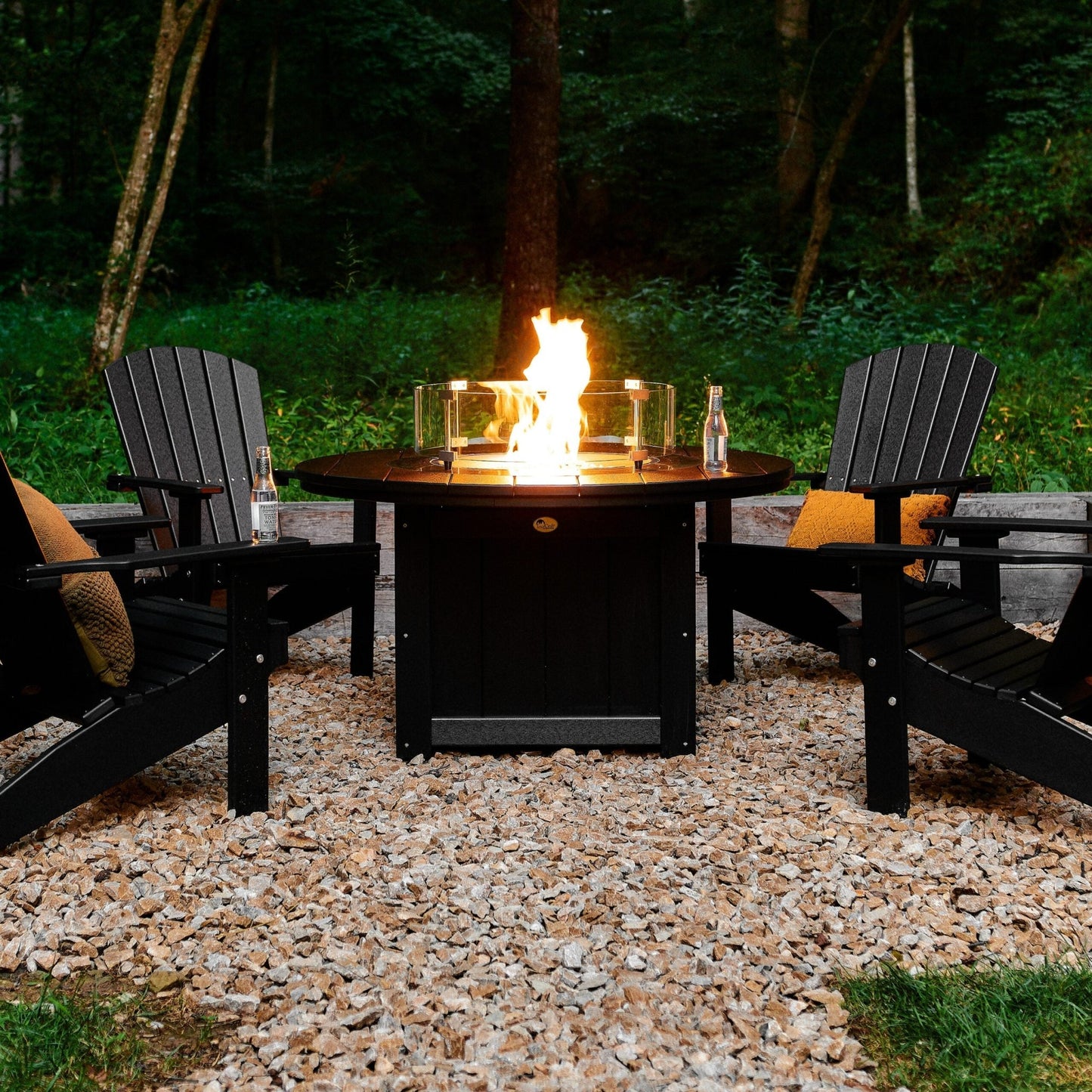 LuxCraft Lumin Fire Pit 46" Round - Ever Season Furniture