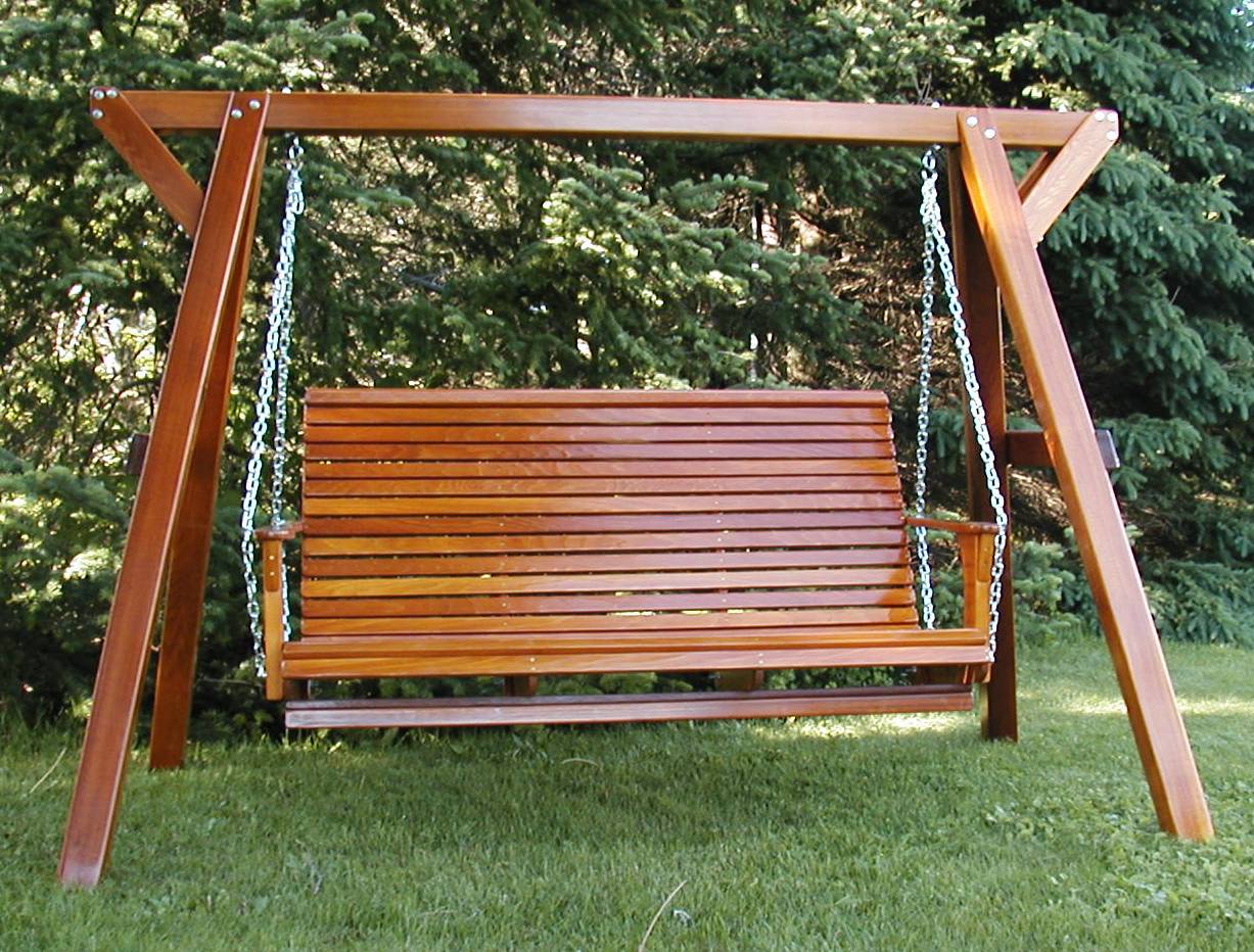 Family 3 - Person Bench Swing with Frame (Made - to - Order) - Ever Season Furniture