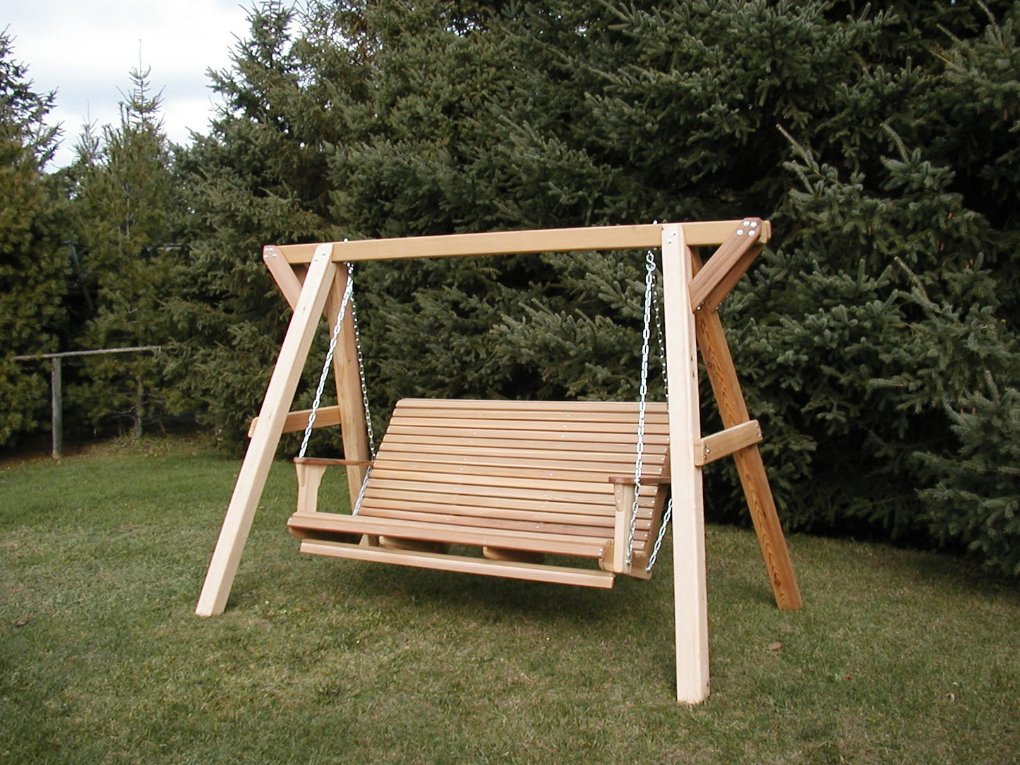 Family 3 - Person Bench Swing with Frame (Made - to - Order) - Ever Season Furniture