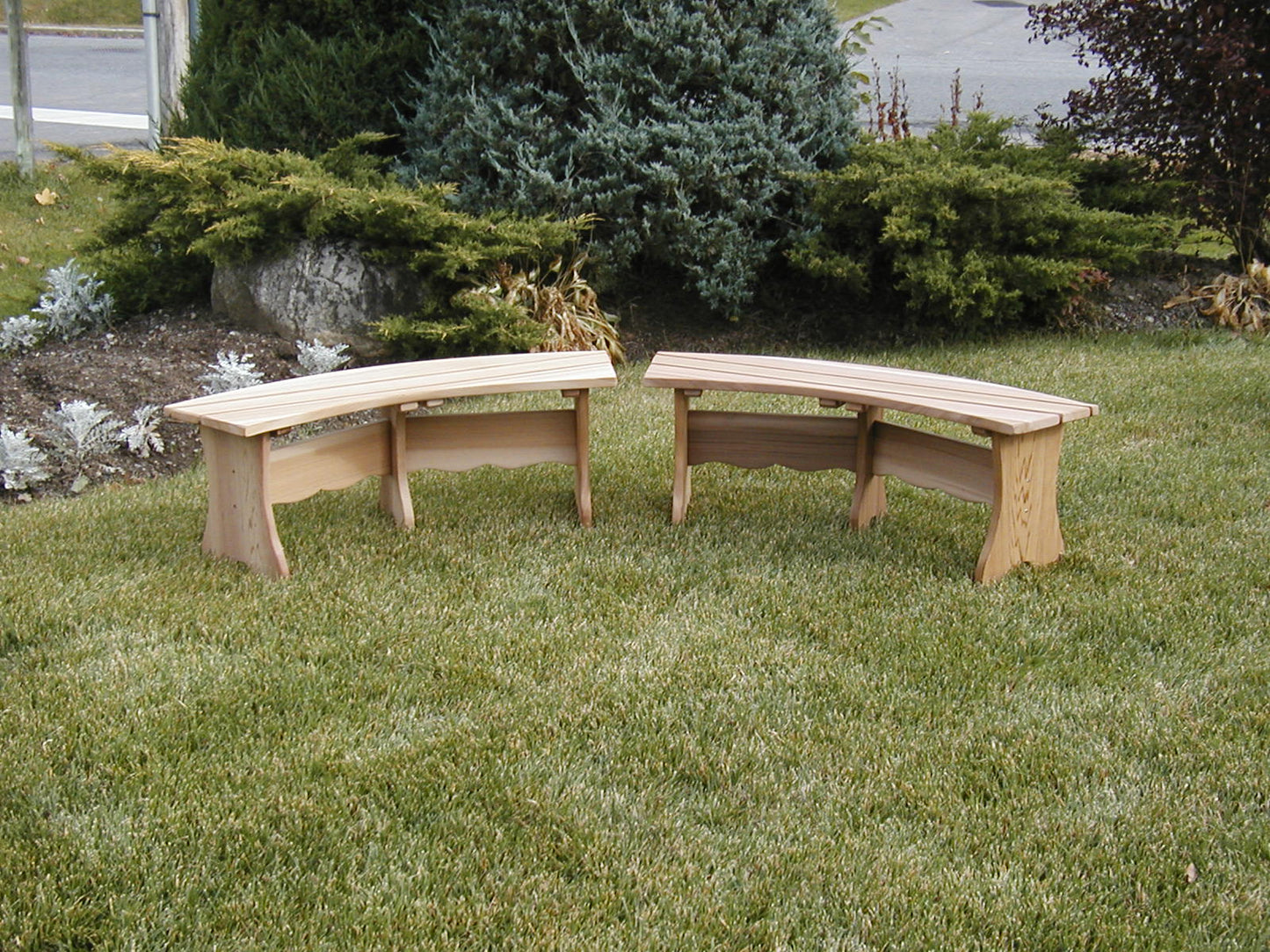 Curved Bench (Made - to - Order) - Ever Season Furniture