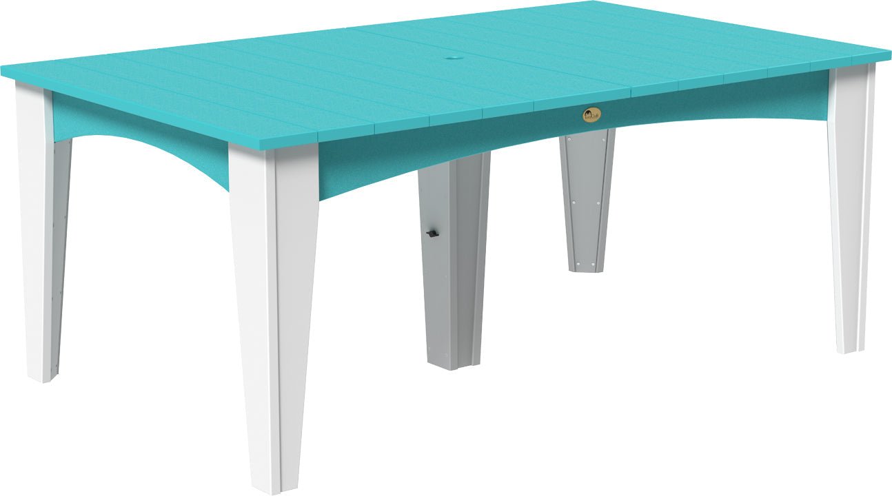 LuxCraft Island Dining Table (44" x 72" Rectangular) - Ever Season Furniture