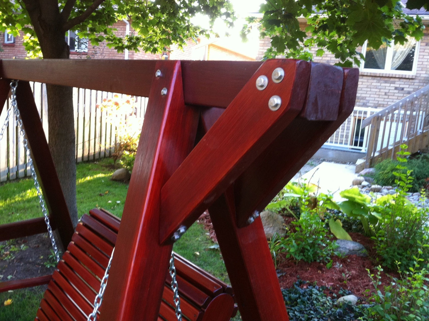 Lovers 2 - Person Bench Swing with Frame (Made - to - Order) - Ever Season Furniture