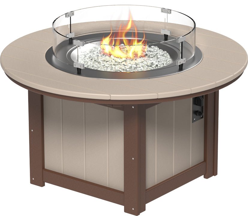 LuxCraft Lumin Fire Pit 46" Round - Ever Season Furniture