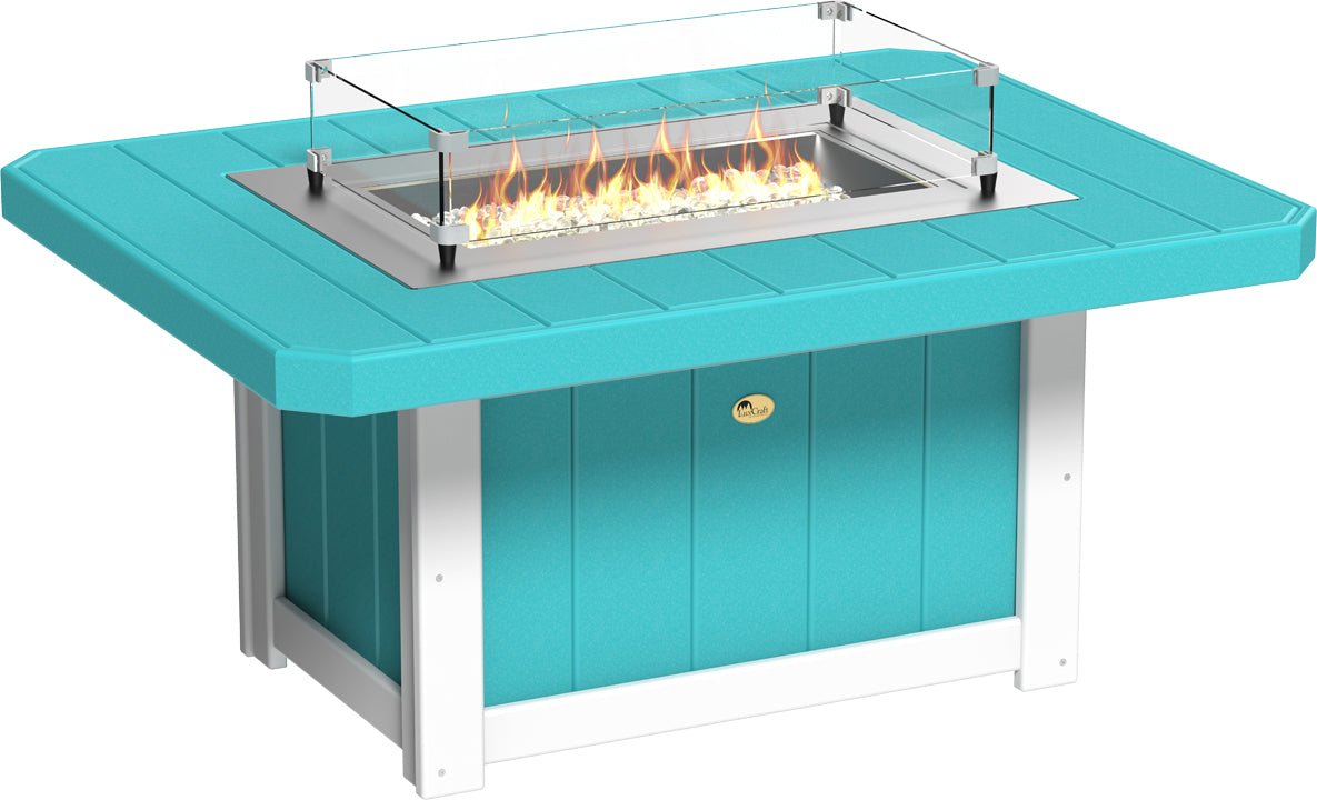 LuxCraft Lumin Fire Pit 51" Rectangular - Ever Season Furniture