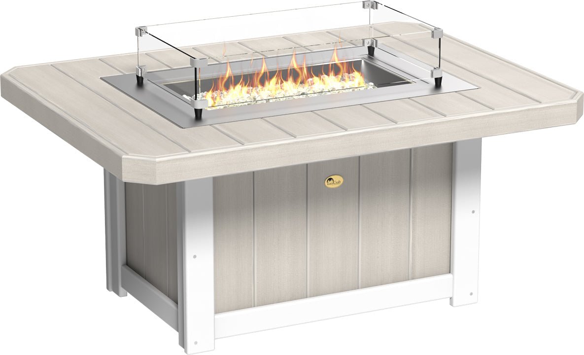 LuxCraft Lumin Fire Pit 51" Rectangular - Ever Season Furniture