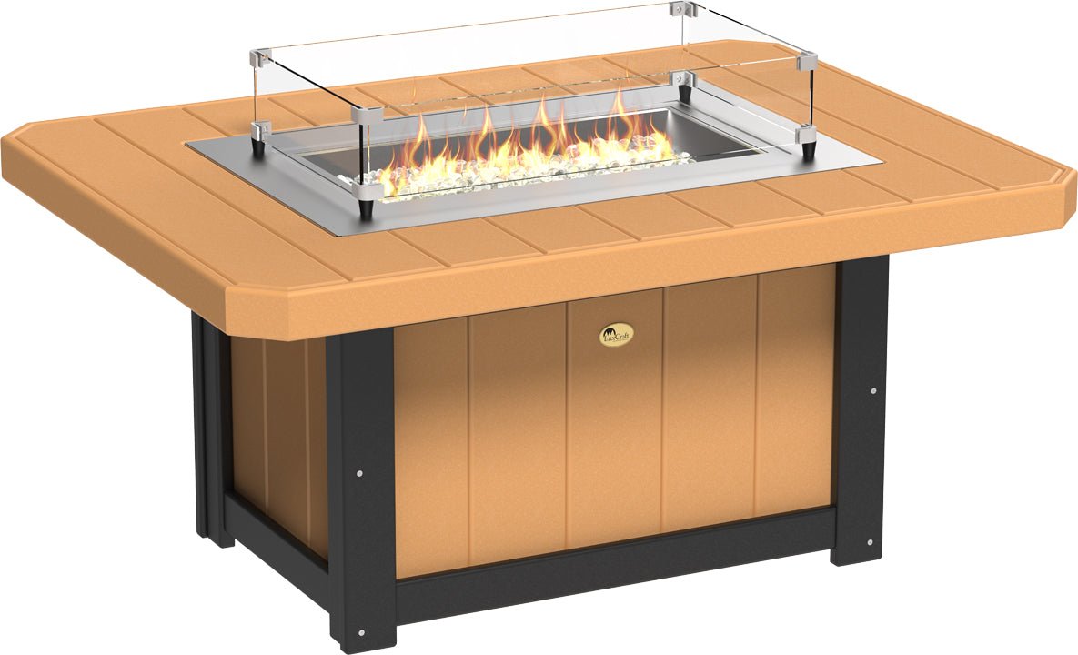 LuxCraft Lumin Fire Pit 51" Rectangular - Ever Season Furniture
