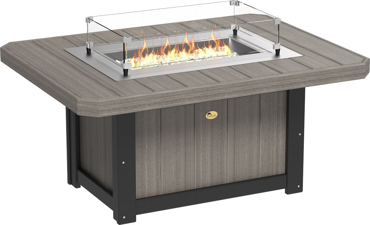 LuxCraft Lumin Fire Pit 51" Rectangular - Ever Season Furniture
