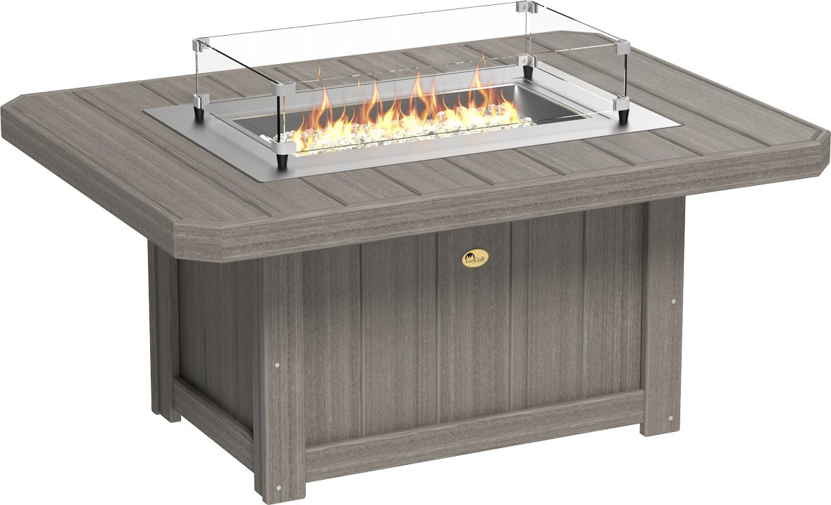 LuxCraft Lumin Fire Pit 51" Rectangular - Ever Season Furniture