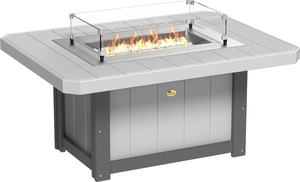 LuxCraft Lumin Fire Pit 51" Rectangular - Ever Season Furniture