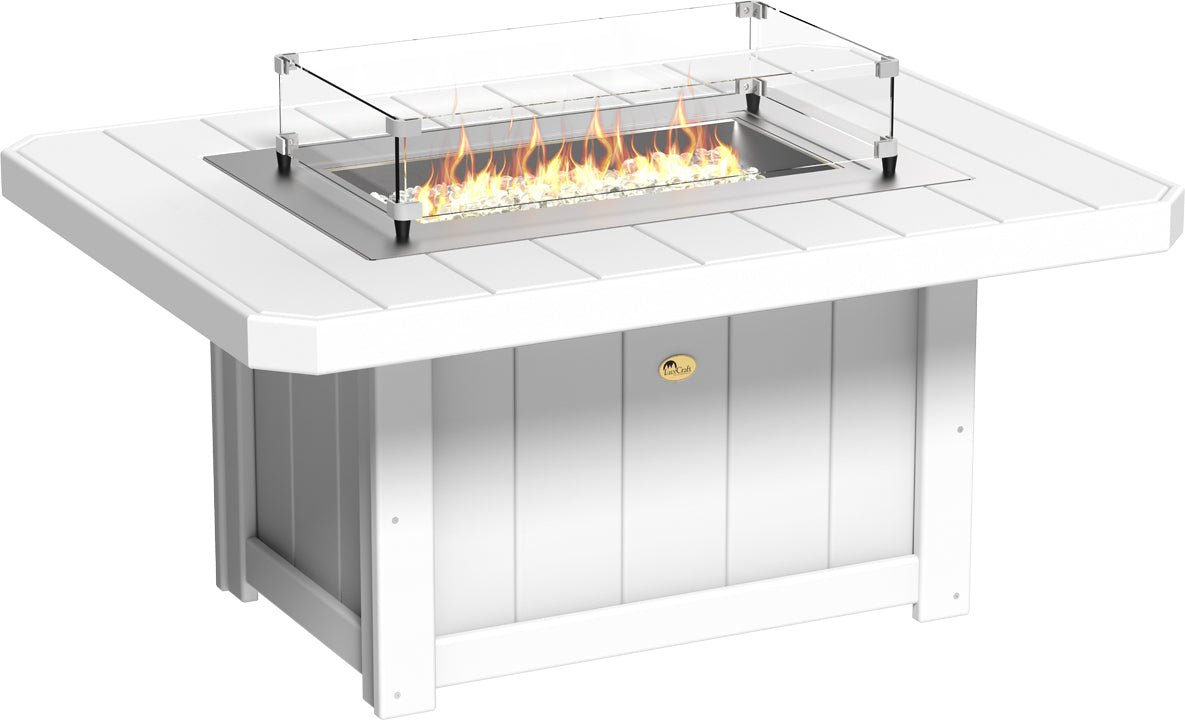 LuxCraft Lumin Fire Pit 51" Rectangular - Ever Season Furniture