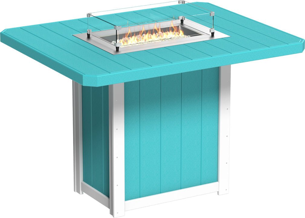 LuxCraft Lumin Fire Table 62" Rectangular - Ever Season Furniture