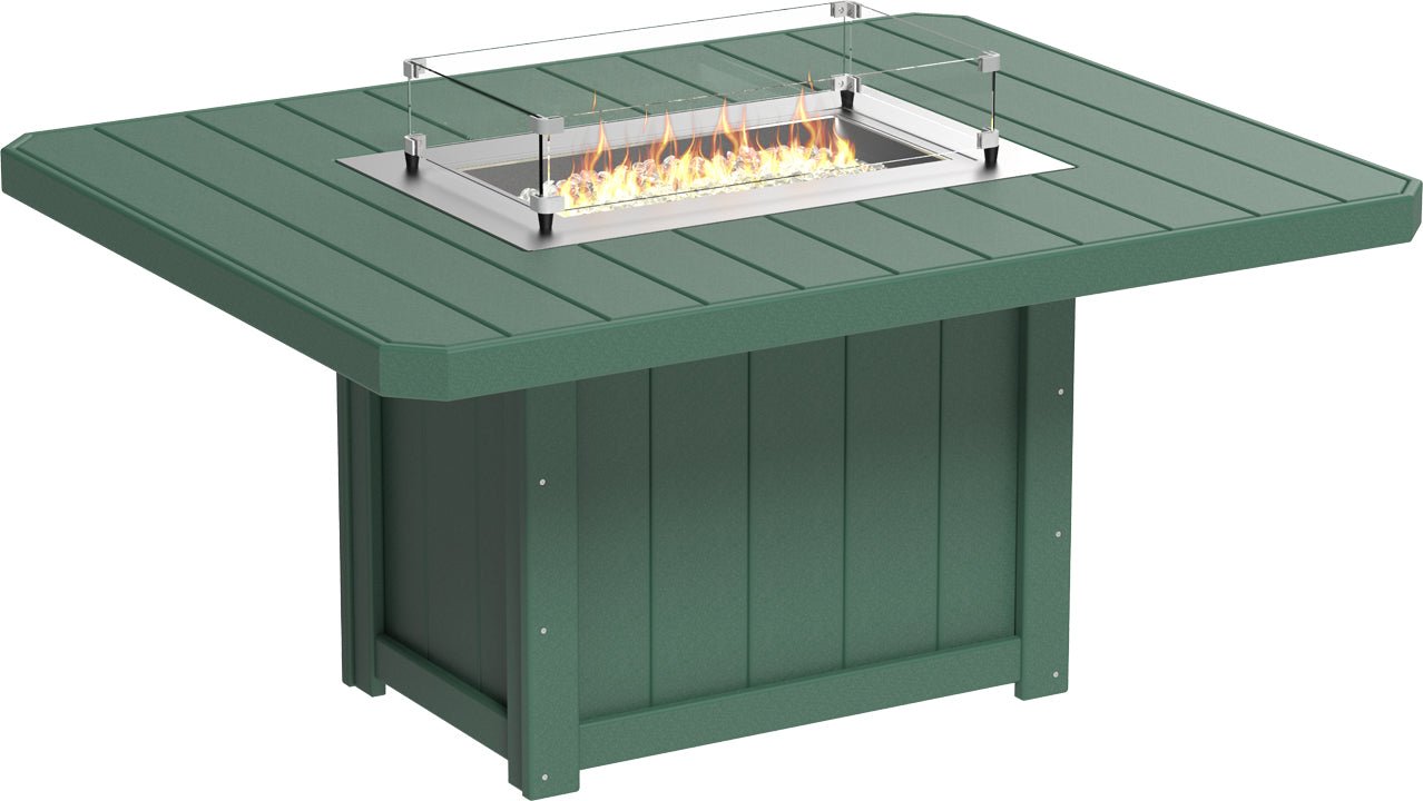 LuxCraft Lumin Fire Table 62" Rectangular - Ever Season Furniture