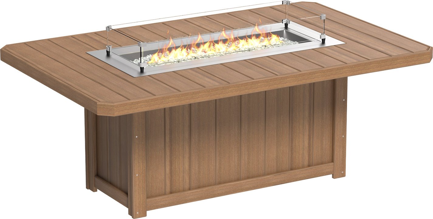 LuxCraft Lumin Fire Table 79" Rectangular - Ever Season Furniture