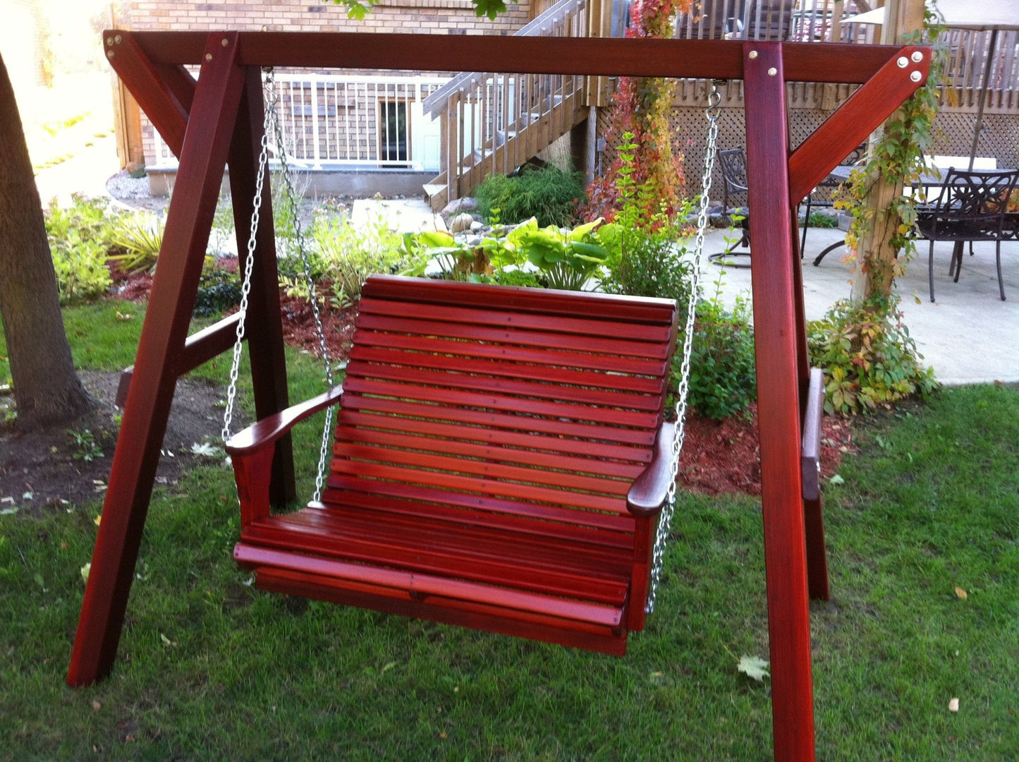 Lovers 2 - Person Bench Swing with Frame (Made - to - Order) - Ever Season Furniture