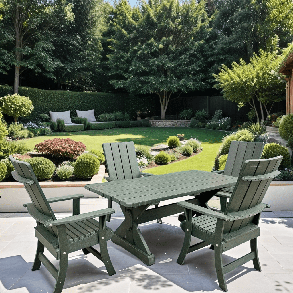 Modern Dining Set for 4 with 4' Table (Made - to - Order) - Ever Season Furniture