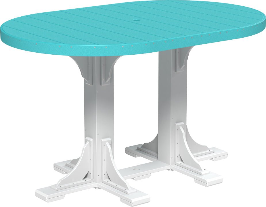 LuxCraft 4' x 6' Oval Table - Ever Season Furniture