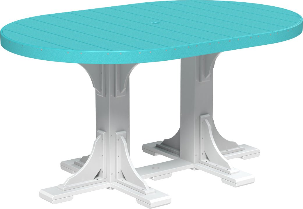 LuxCraft 4' x 6' Oval Table - Ever Season Furniture