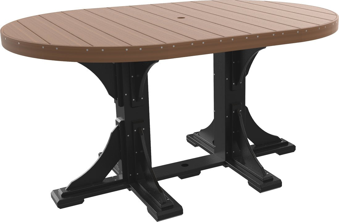 LuxCraft 4' x 6' Oval Table - Ever Season Furniture
