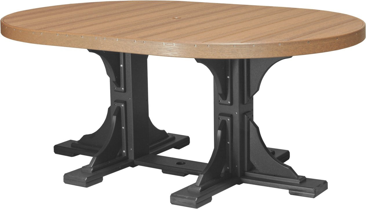 LuxCraft 4' x 6' Oval Table - Ever Season Furniture
