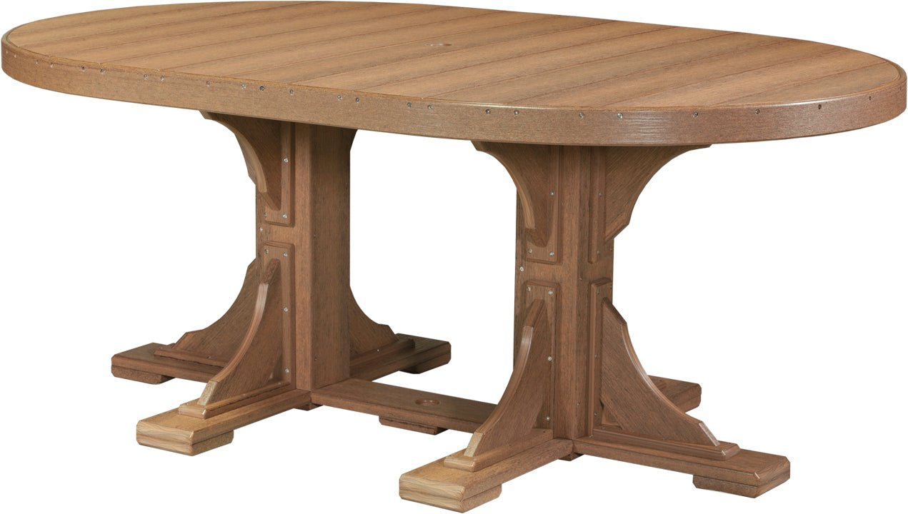 LuxCraft 4' x 6' Oval Table - Ever Season Furniture