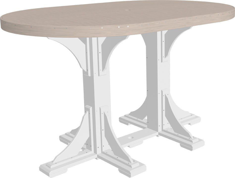 LuxCraft 4' x 6' Oval Table - Ever Season Furniture
