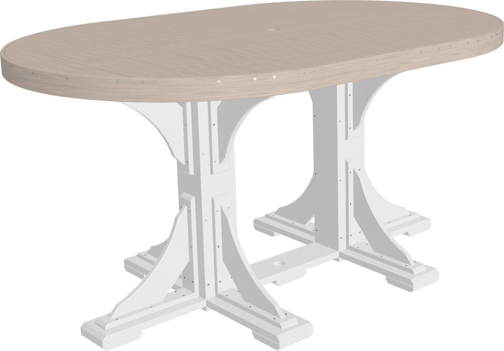 LuxCraft 4' x 6' Oval Table - Ever Season Furniture