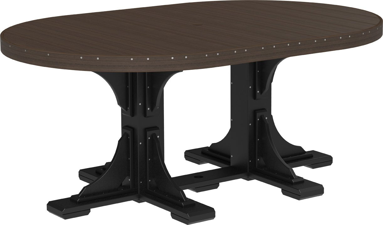 LuxCraft 4' x 6' Oval Table - Ever Season Furniture